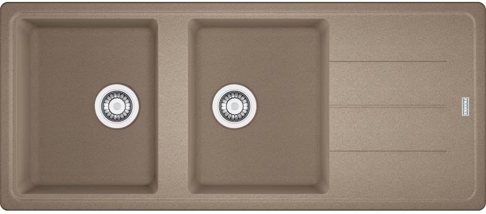 Franke Basis Granitspüle 116x50 cm braun 114.0676.261