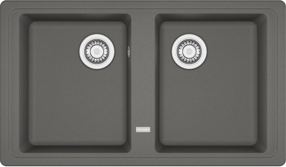 Franke Basis granitspüle 86x50 cm grau/graphit/onyx 114.0676.268
