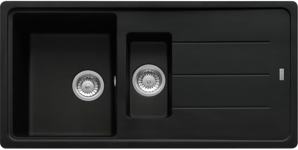 Franke Basis granitspüle 97x50 cm schwarz 114.0676.277