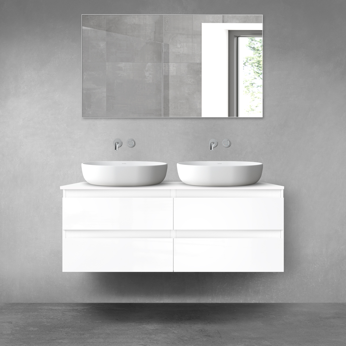 Set Kabinett Oltens Vernal 60002000, Naphtha-Arbeitsplatte Oltens Vernal 63007000