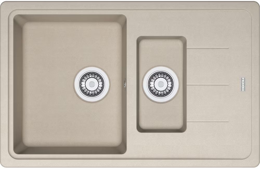 Franke Basis granitspüle 78x50 cm beige 114.0676.278