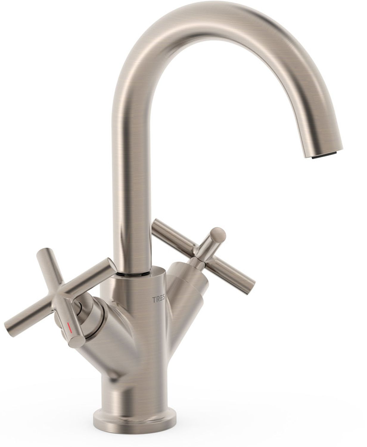 Tres Mont Blanc Waschtischarmatur Stehend stahl 28310301AC