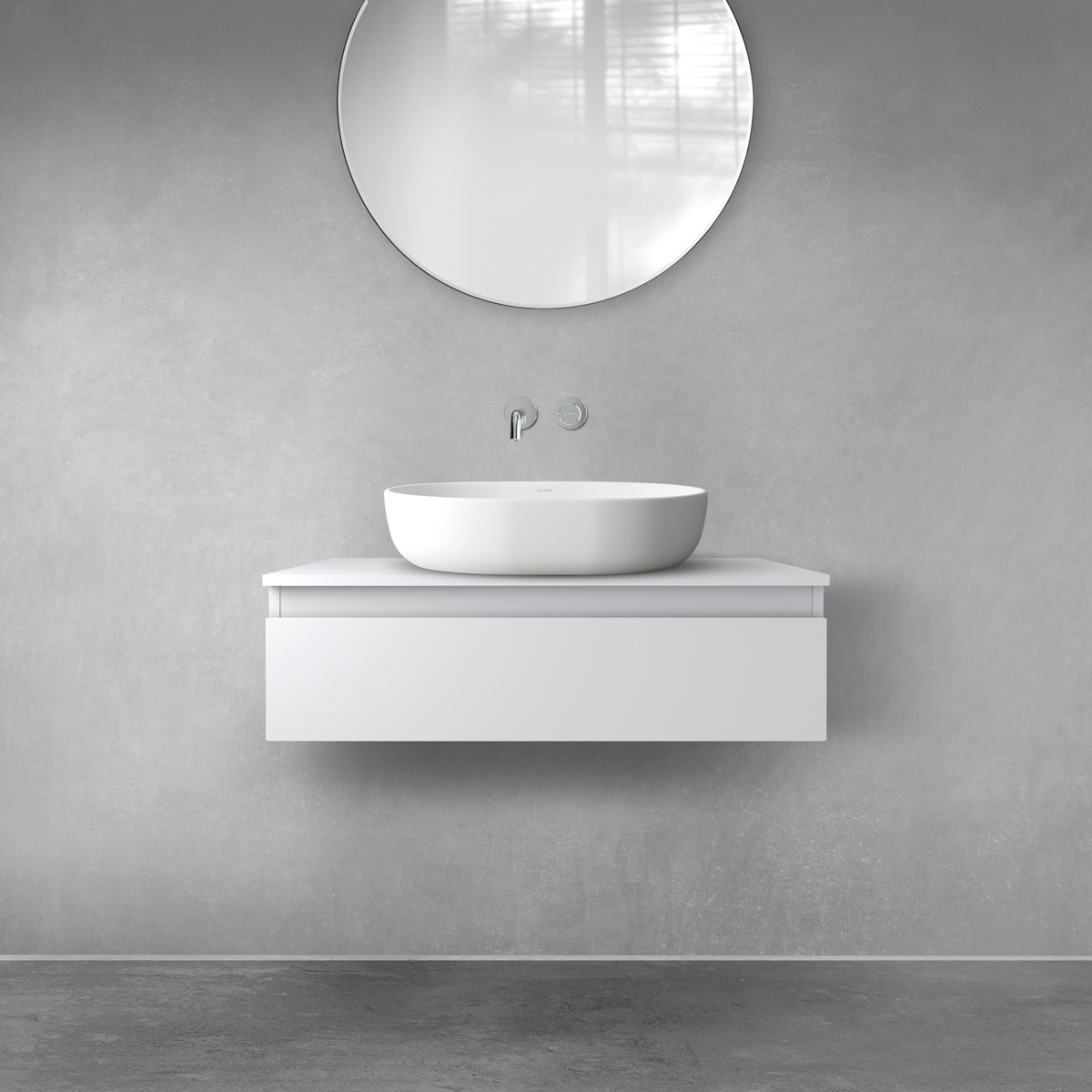 Set Kabinett Oltens Vernal 60010700, Naphtha-Arbeitsplatte Oltens Vernal 63005700