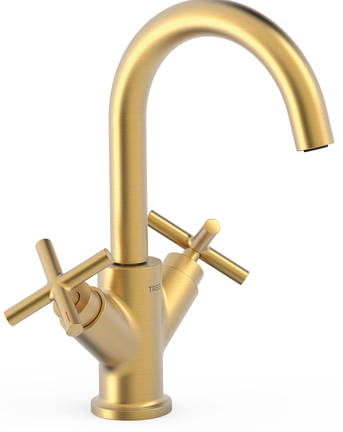 Tres Mont Blanc Waschtischarmatur Stehend gold 28310301OM