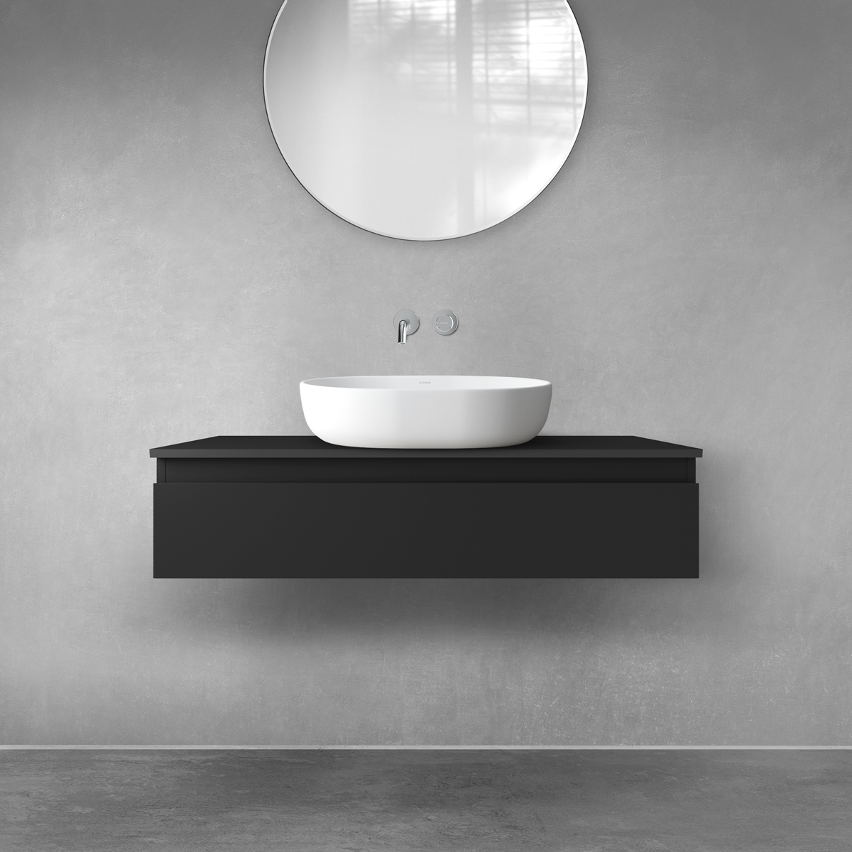 Set Kabinett Oltens Vernal 60011300, Naphtha-Arbeitsplatte Oltens Vernal 63006300