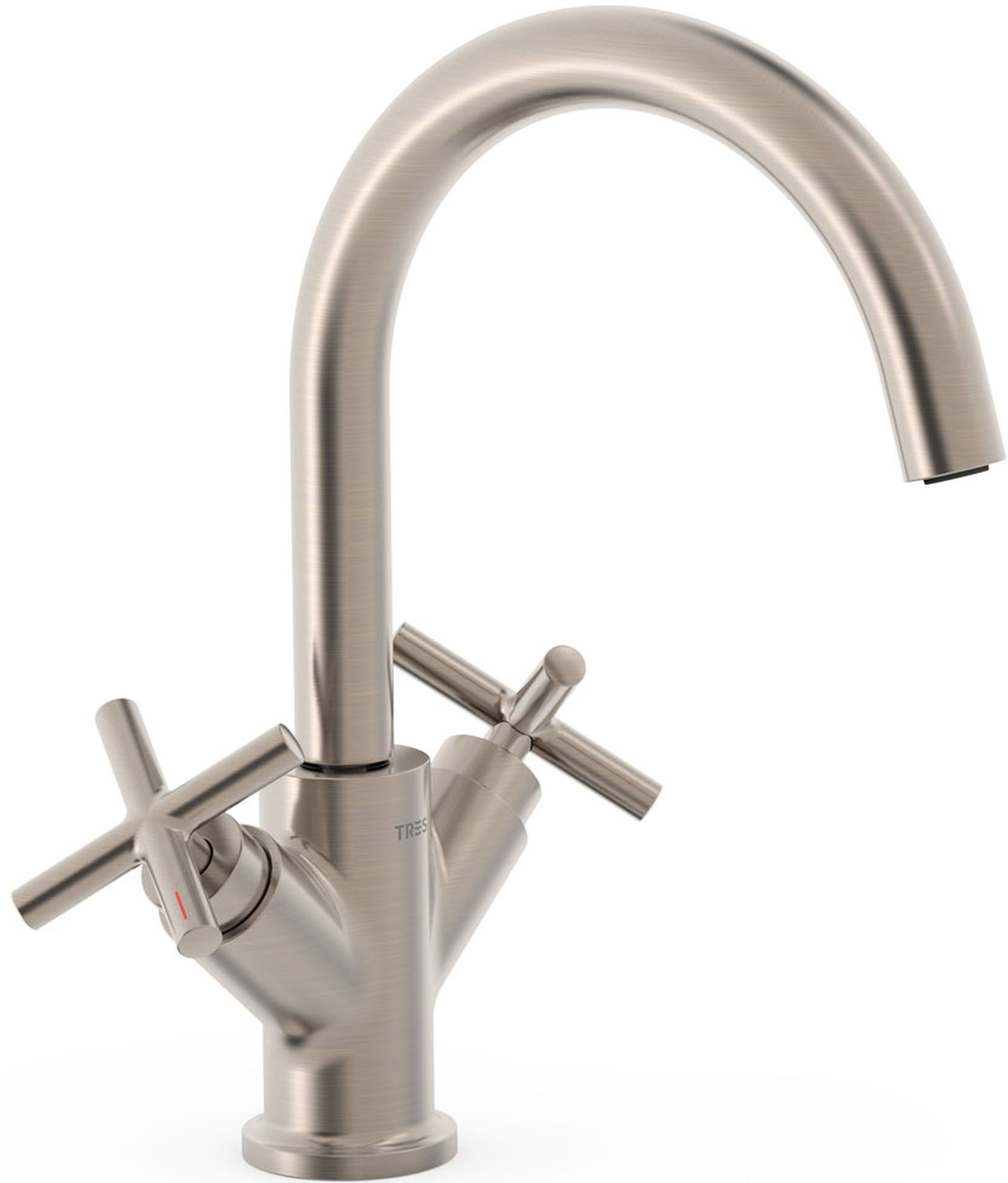 Tres Mont Blanc Waschtischarmatur Stehend stahl 28320301AC