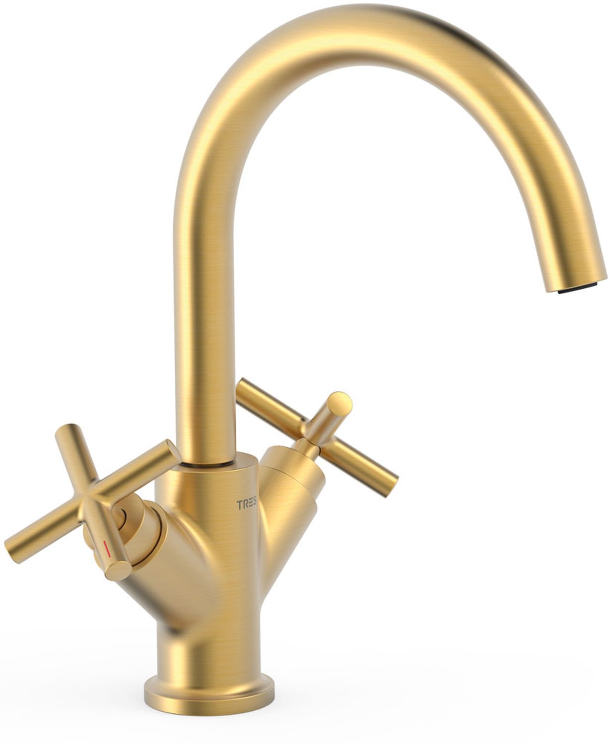 Tres Mont Blanc Waschtischarmatur Stehend gold 28320301OM