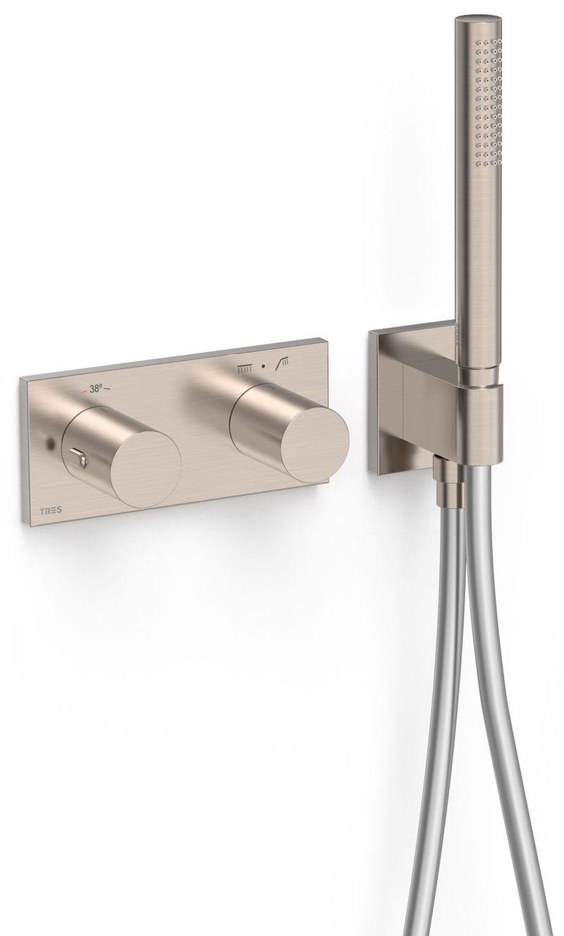 Tres B-System Badewannen- und Duscharmatur Unterputz mit Thermostat || 30735201AC