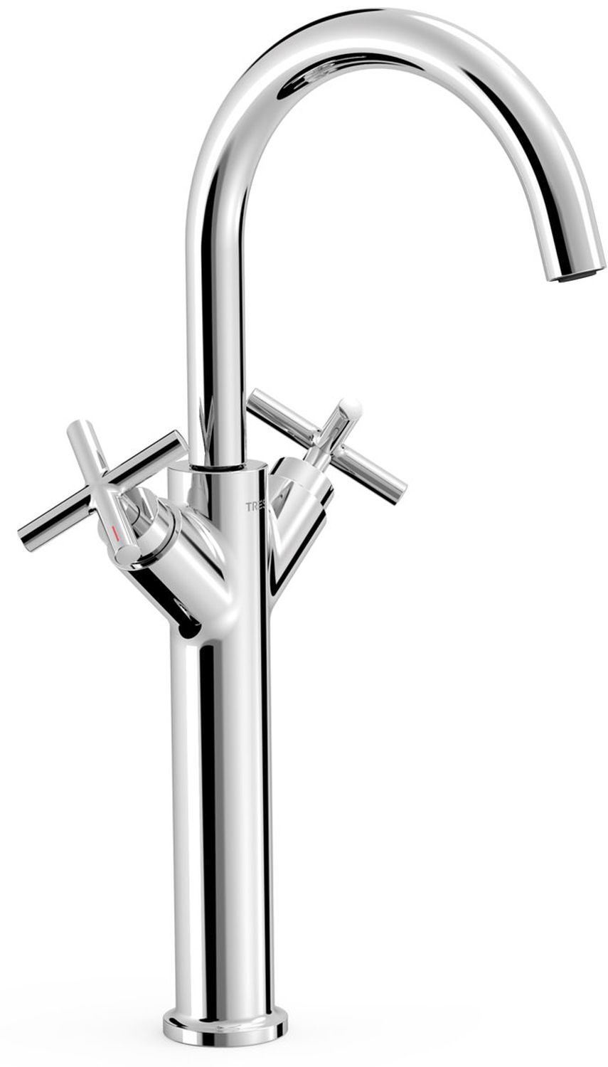 Tres Mont Blanc Waschtischarmatur Stehend chrom 28380301