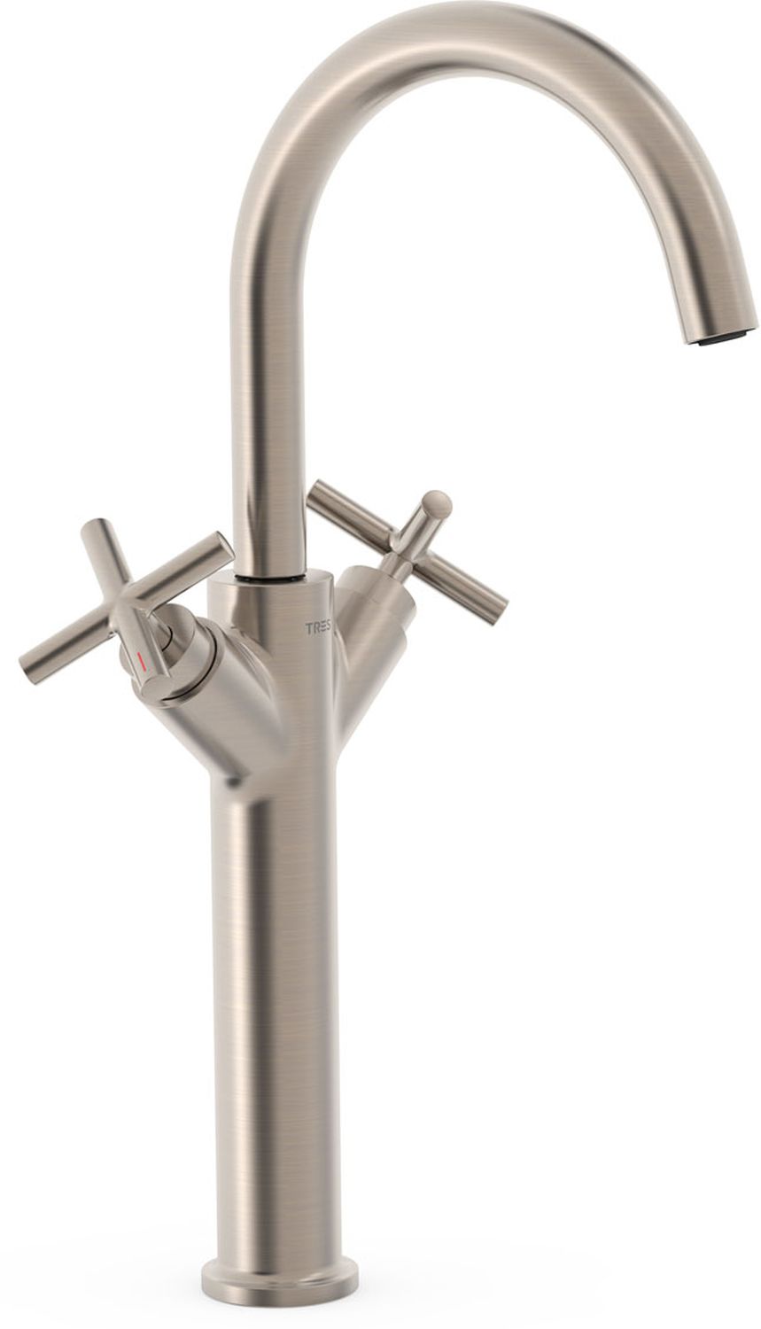 Tres Mont Blanc Waschtischarmatur Stehend stahl 28380301AC