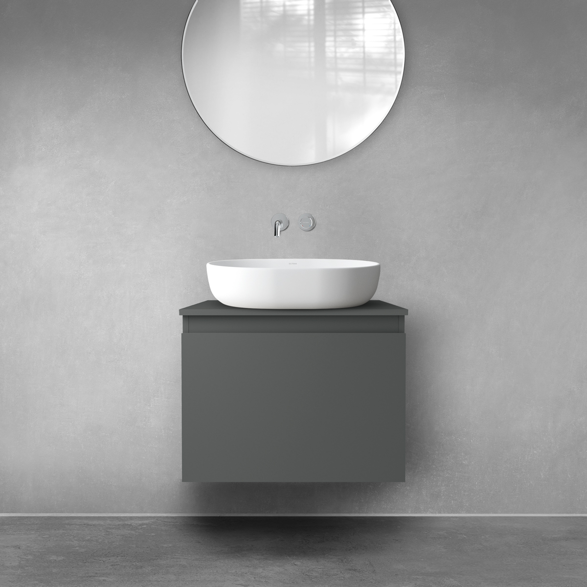 Set Kabinett Oltens Vernal 60013400, Naphtha-Arbeitsplatte Oltens Vernal 63004400