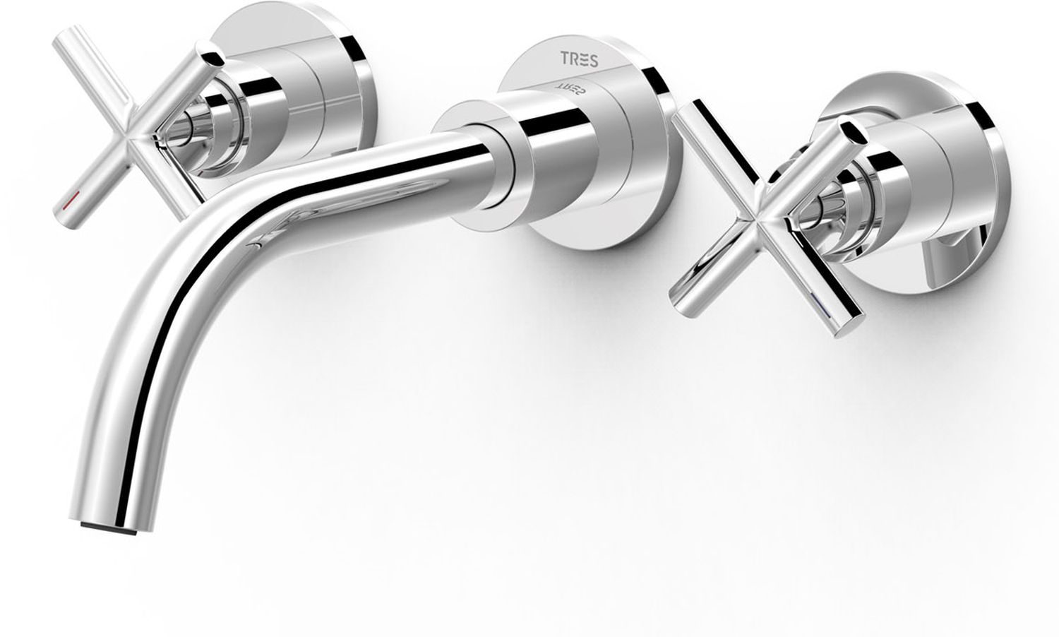 Tres Mont Blanc Waschtischarmatur Unterputz chrom 28330002