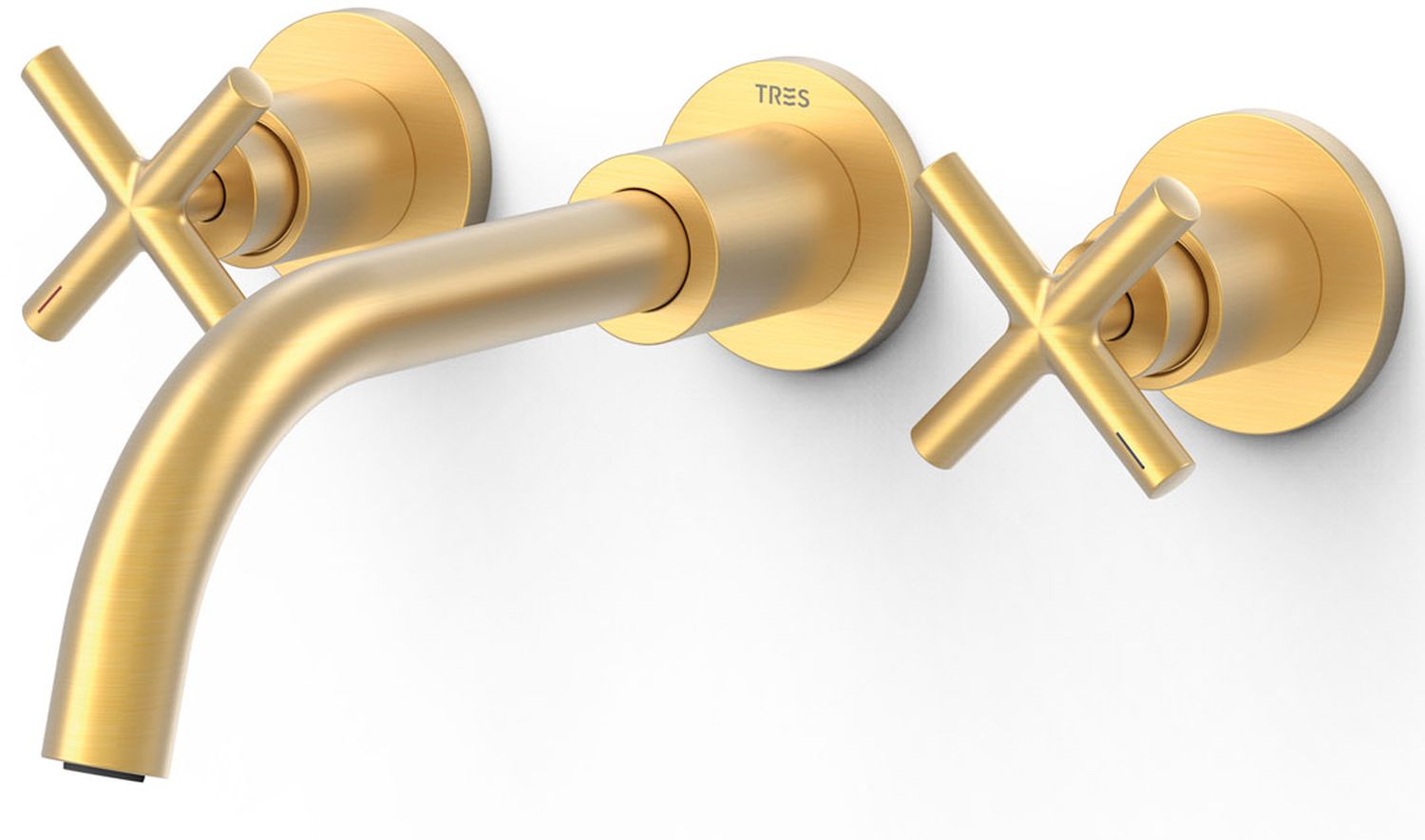 Tres Mont Blanc Waschtischarmatur Unterputz gold 28330002OM