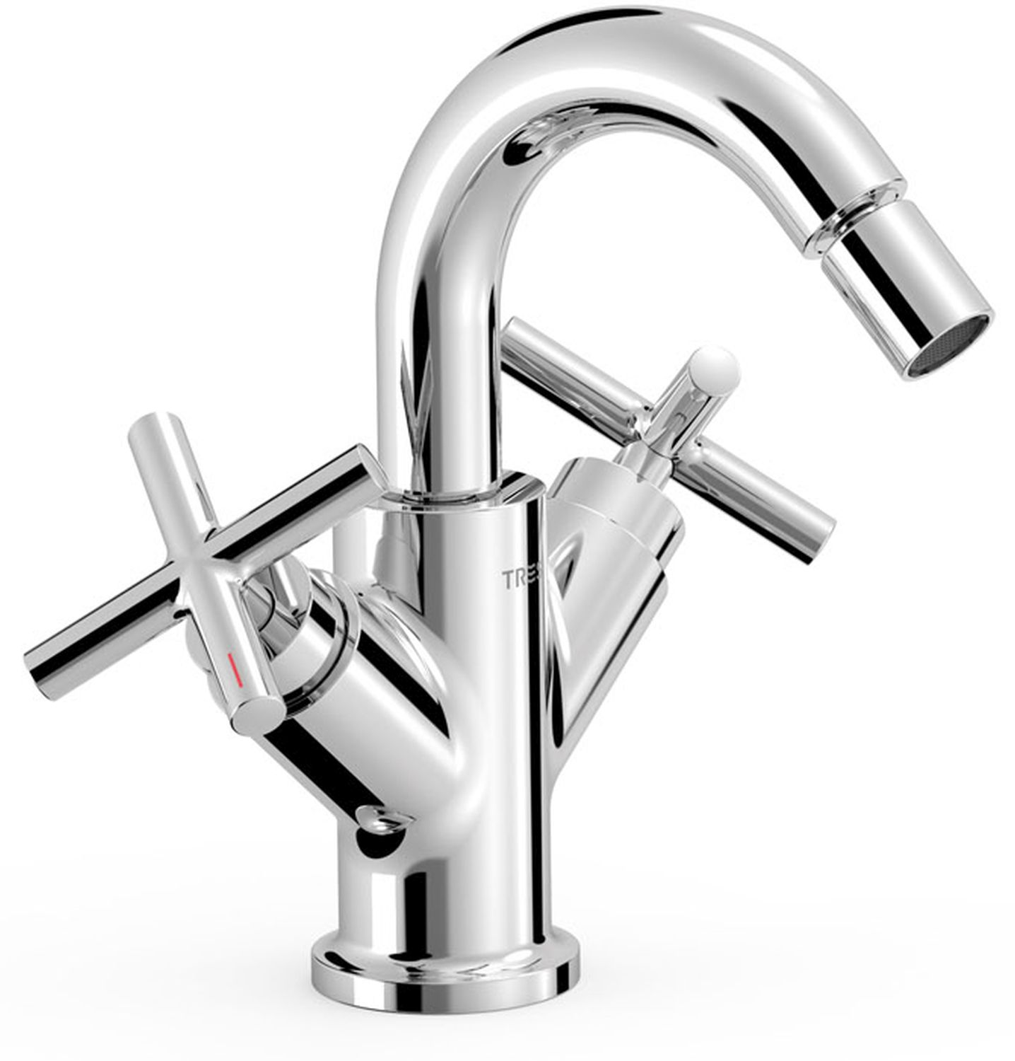 Tres Mont Blanc Bidet-Wasserhahn stehend chrom 28312001