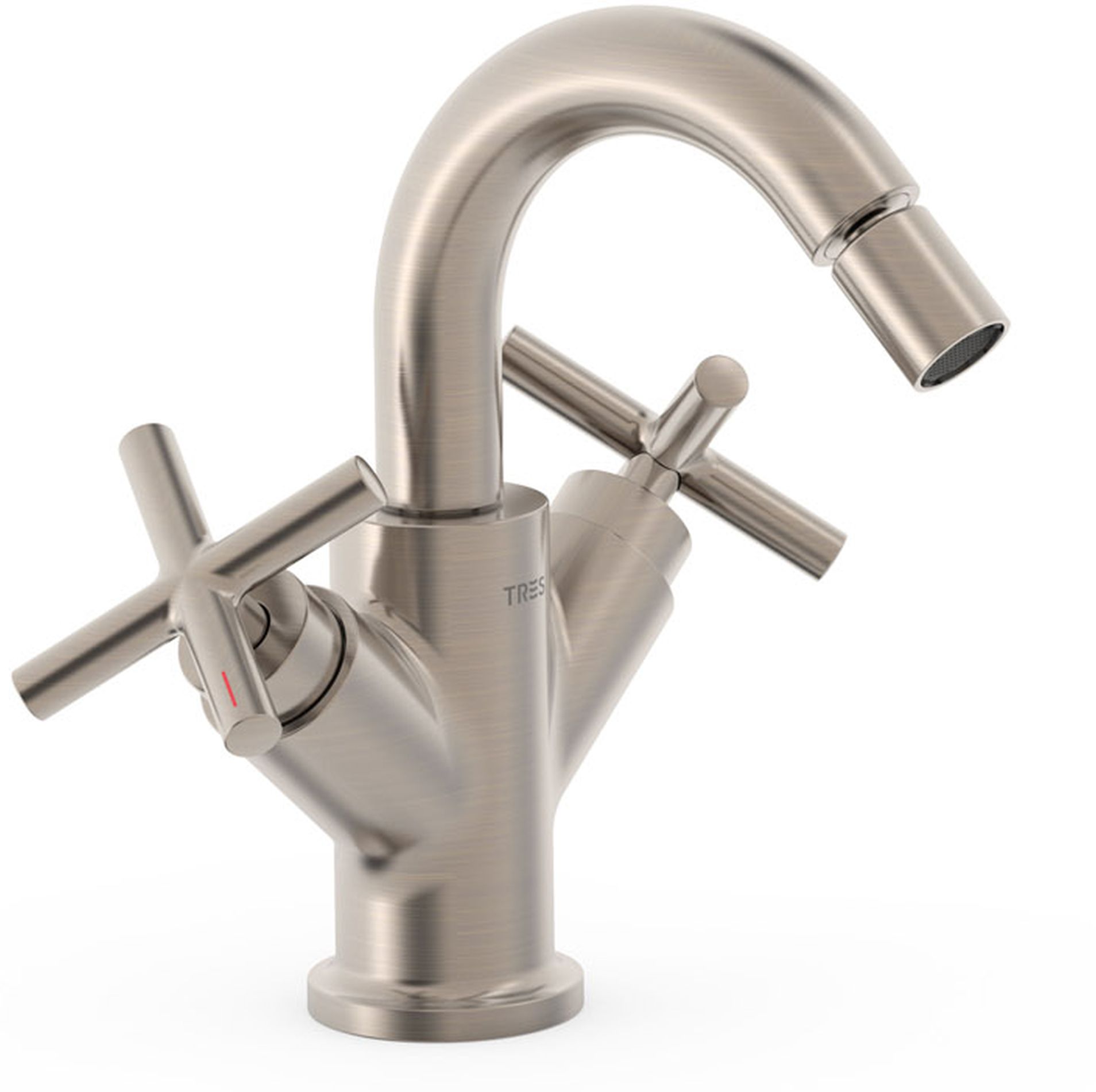 Tres Mont Blanc Bidet-Wasserhahn stehend stahl 28312001AC