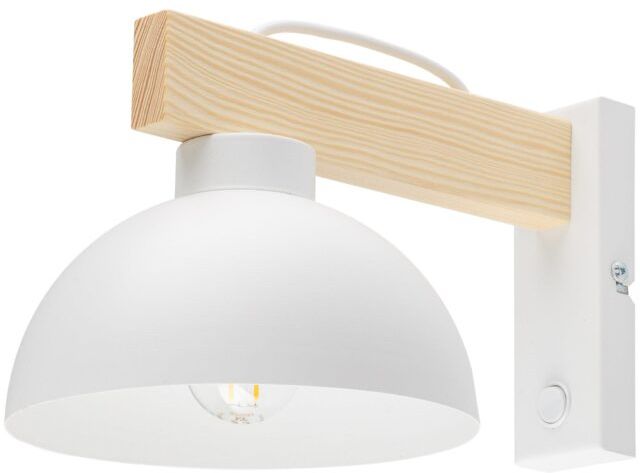 TK Lighting Oslo Wandleuchte 1x15 W weiß 4962