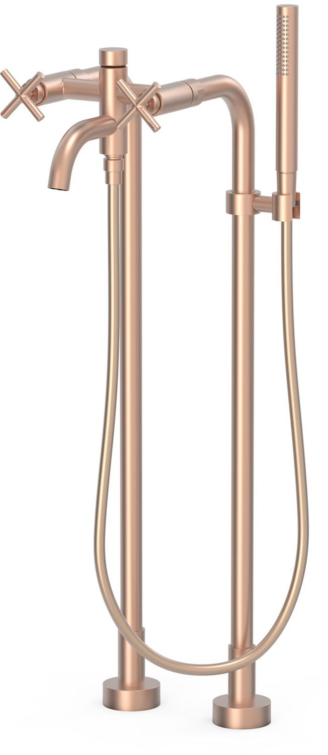 Tres Mont Blanc Badewannen- und Duscharmatur freistehend || 28319401OPM