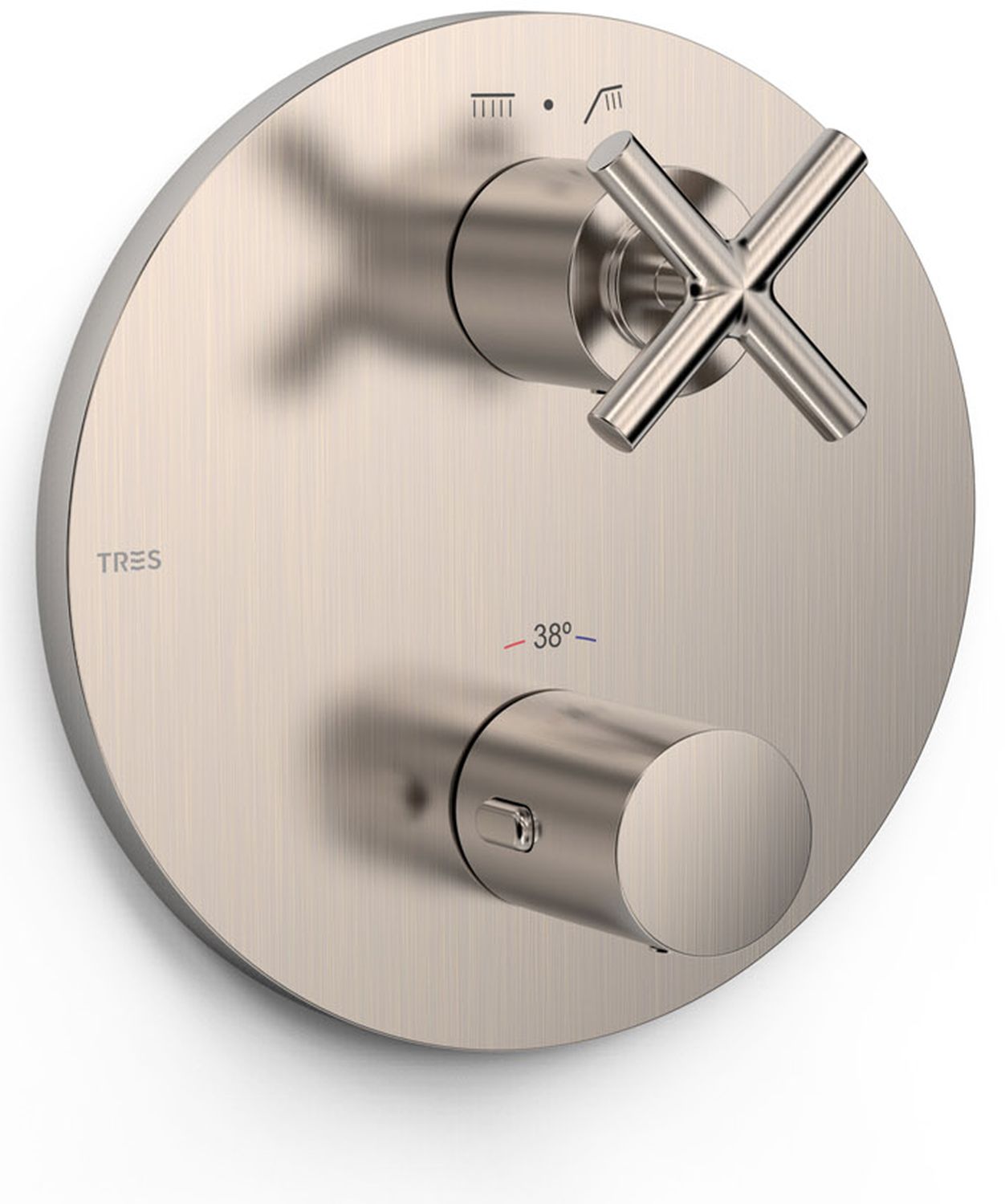 Tres Mont Blanc Badewannen- und Duscharmatur Unterputz mit Thermostat || 28325001AC