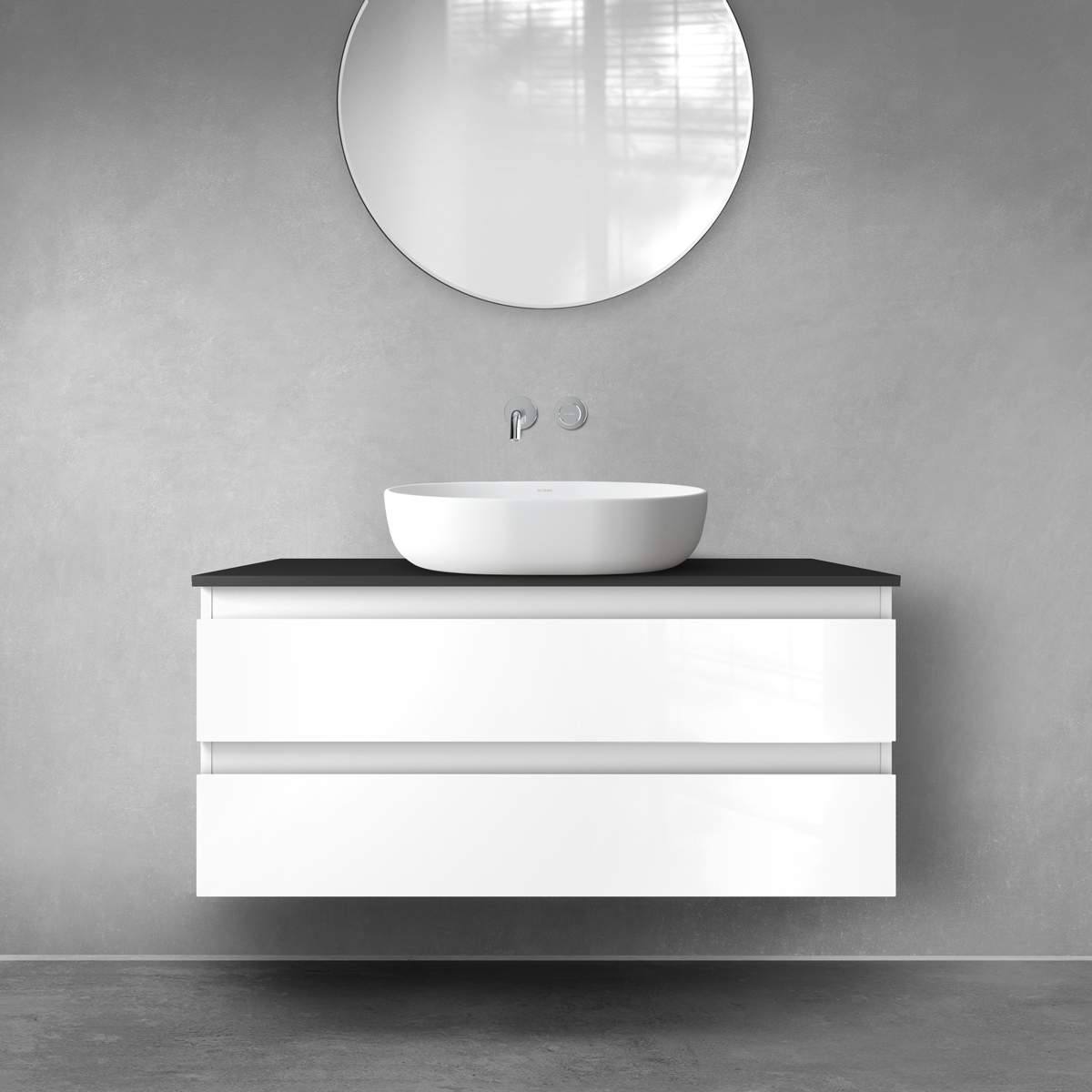 Set Kabinett Oltens Vernal 60004000, Naphtha-Arbeitsplatte Oltens Vernal 63006300