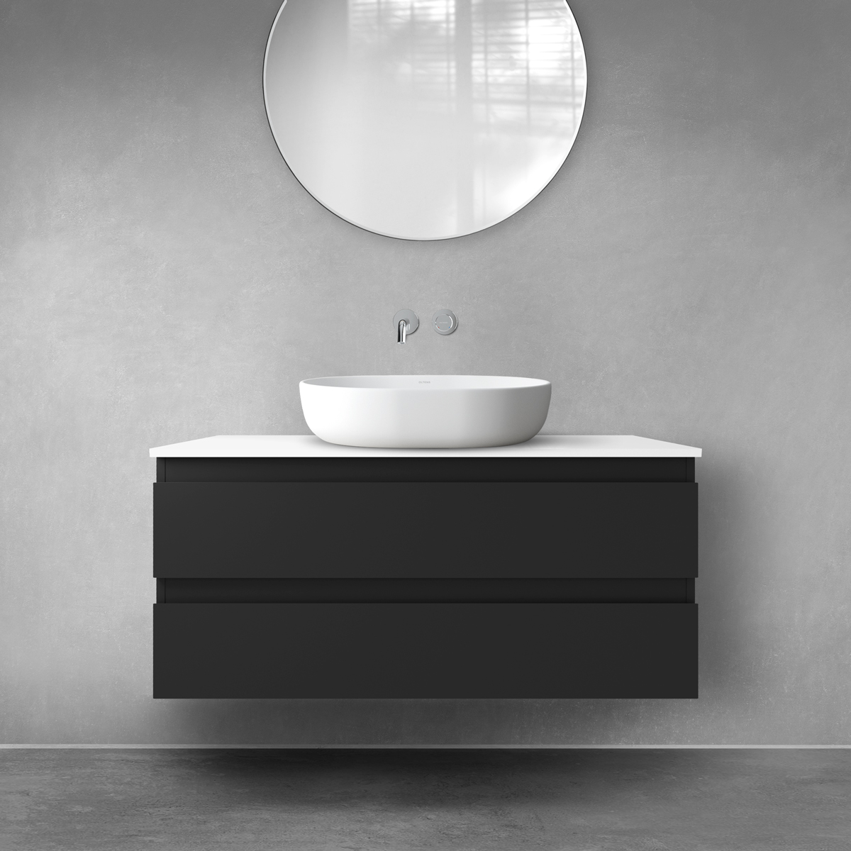 Set Kabinett Oltens Vernal 60002300, Naphtha-Arbeitsplatte Oltens Vernal 63006000