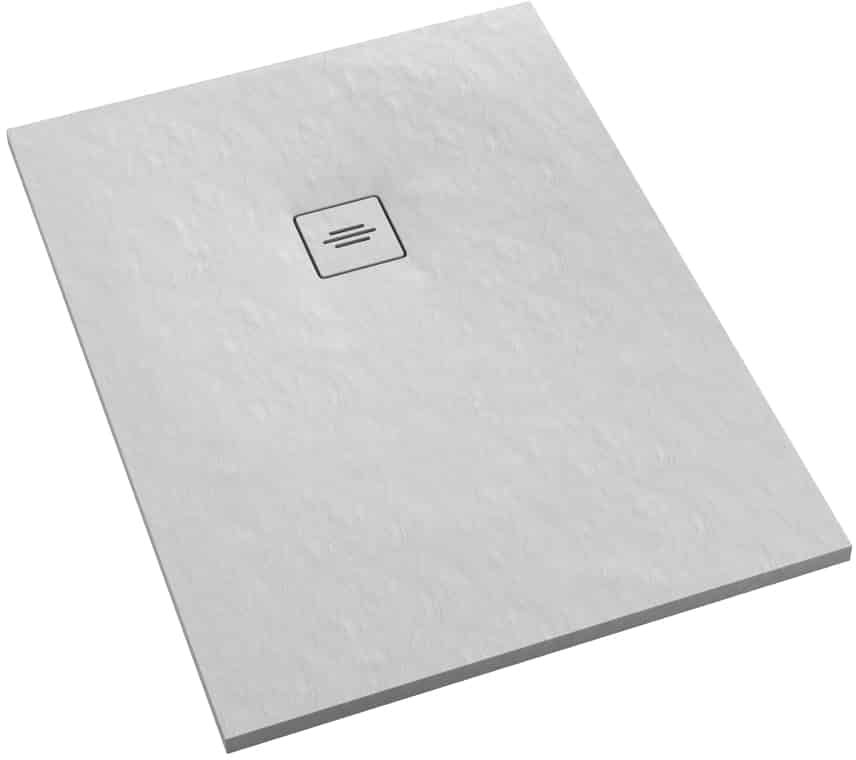Schedline Protos White Stone Rechteckige Duschwanne 180x90 cm weiß 3SP.P1P-90180/B/ST-M1/B/ST
