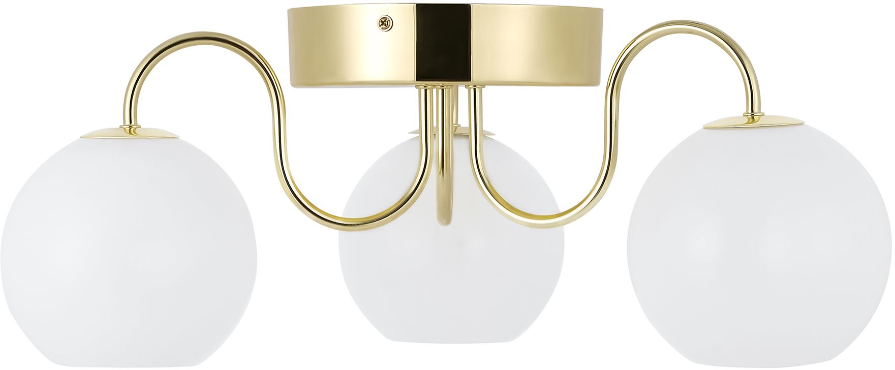 Nordlux Franca Deckenlampe 3x40 W weiß-messing 2312506035