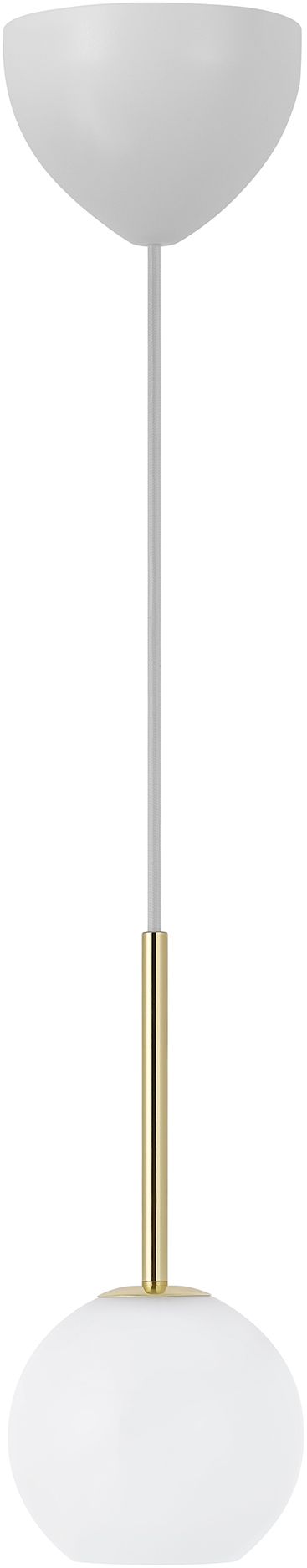 Nordlux Franca Pendelleuchte 1x40 W weiß-messing 2312523035