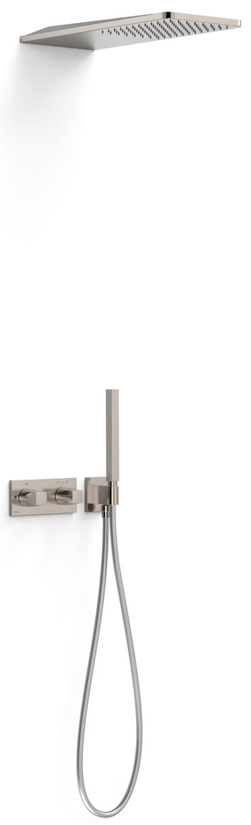 Tres B-System Duschset Unterputz mit Thermostat mit Regenbrause || 30725205AC