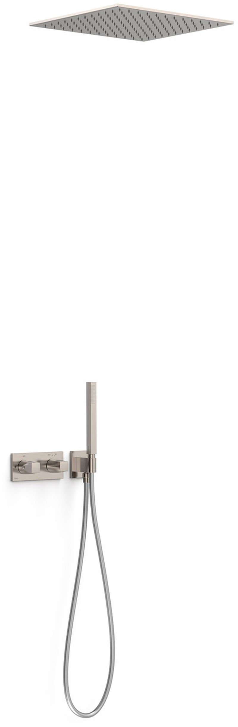 Tres B-System Duschset Unterputz mit Thermostat mit Regenbrause || 30725206AC