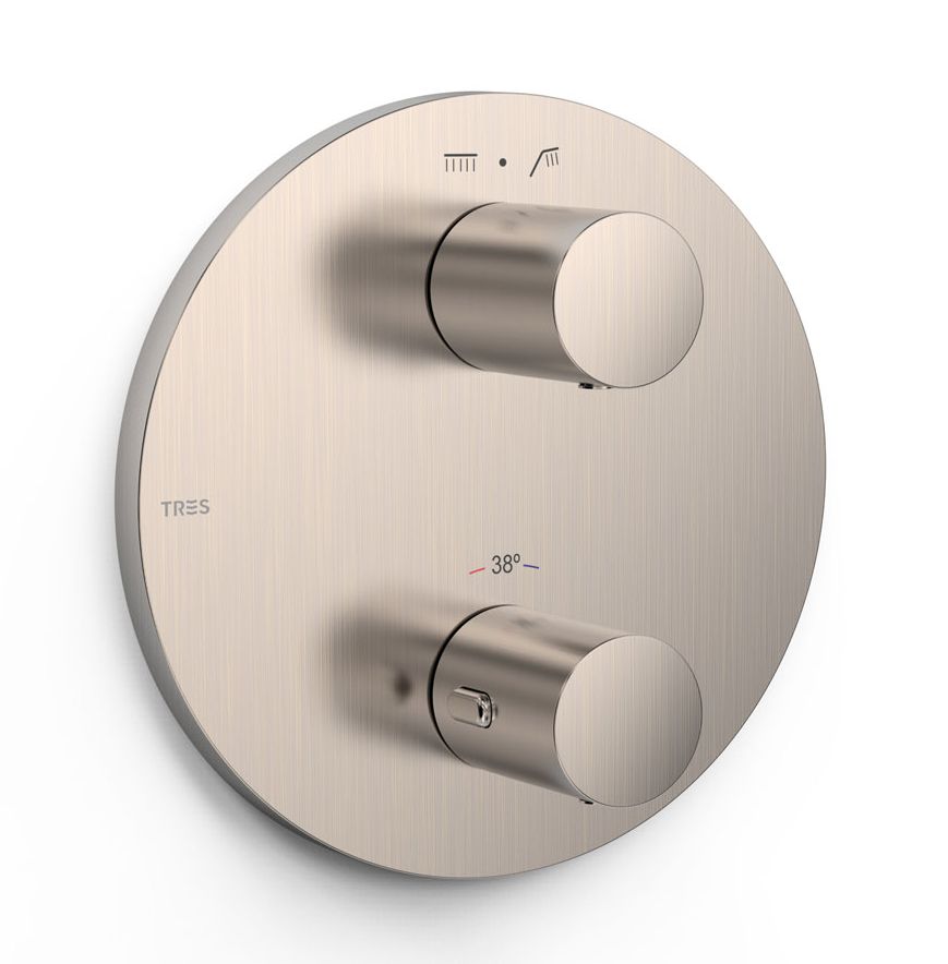 Tres Therm-Box Badewannen- und Duscharmatur Unterputz mit Thermostat || 26225001AC