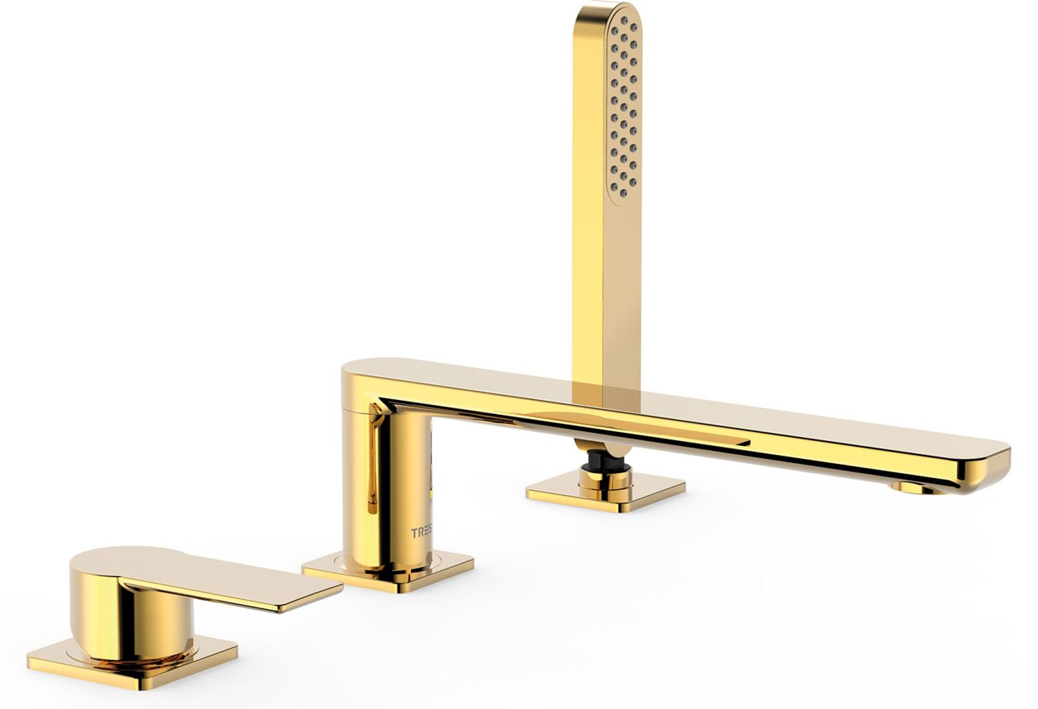 Tres Loft-Tres Badewannen- und Duscharmatur awannenmontiert gold 200.162.01.OR