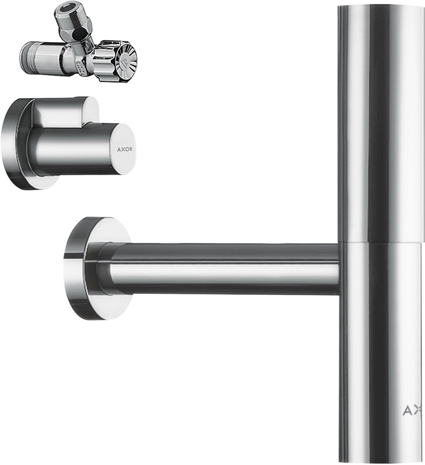 Axor Flowstar Siphon für das Waschbecken flaschen chrom 51304000