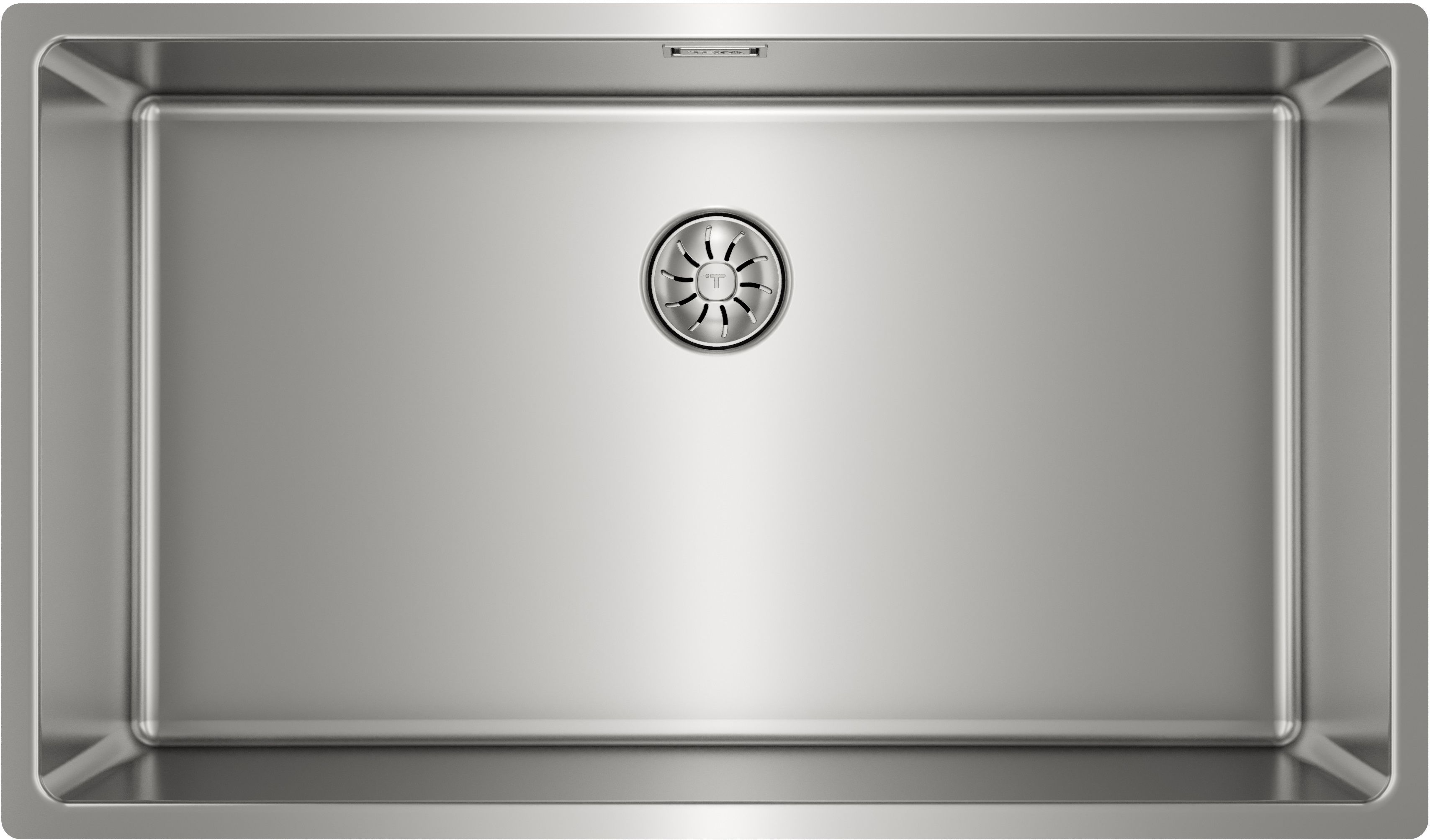 Teka Be Linea Edelstahlspüle mit Siphon 75x44 cm 115000066