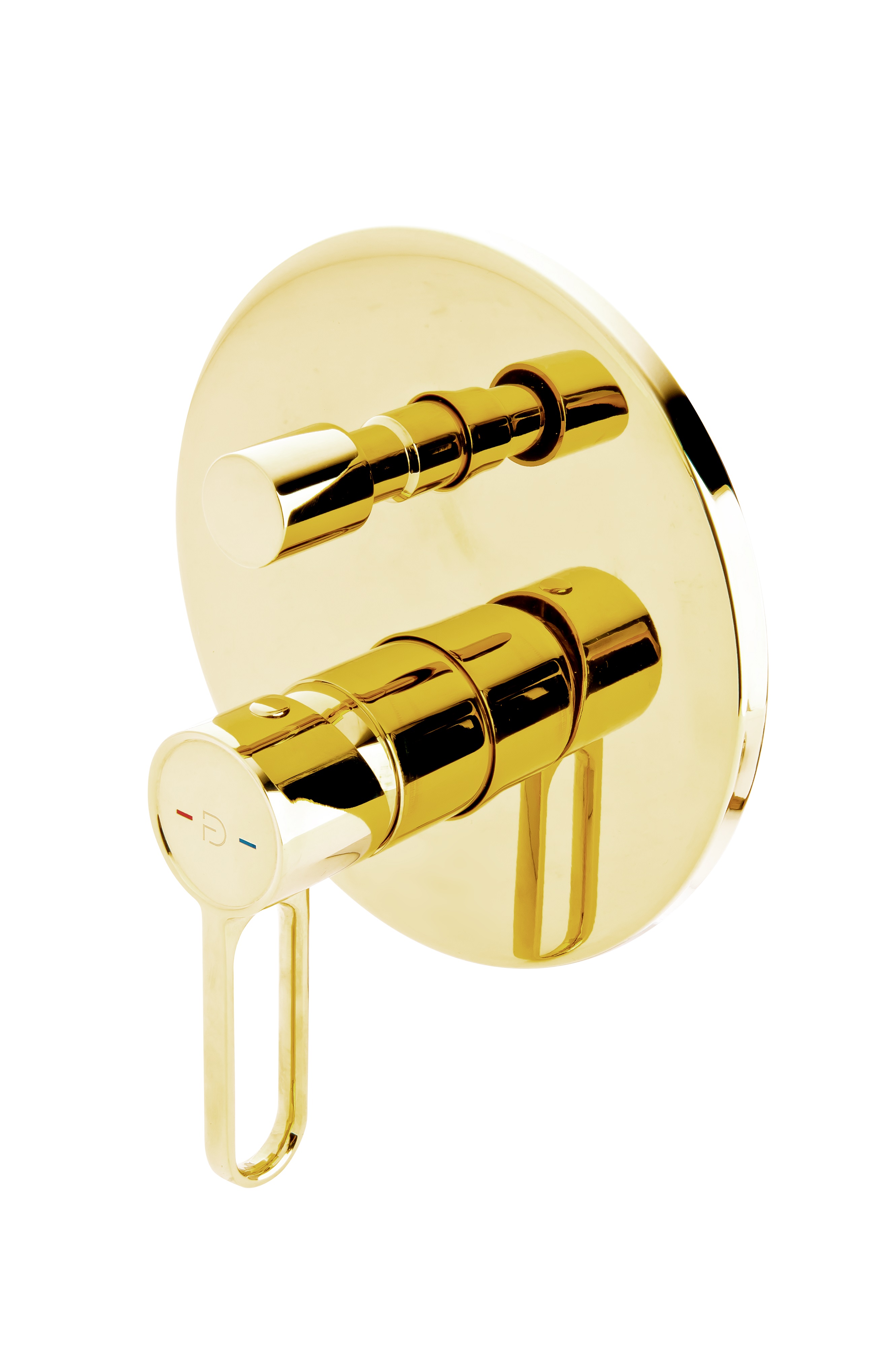 FDesign Zaffiro badewannen- und duscharmatur Unterputz gold FD1-ZFR-7P-55