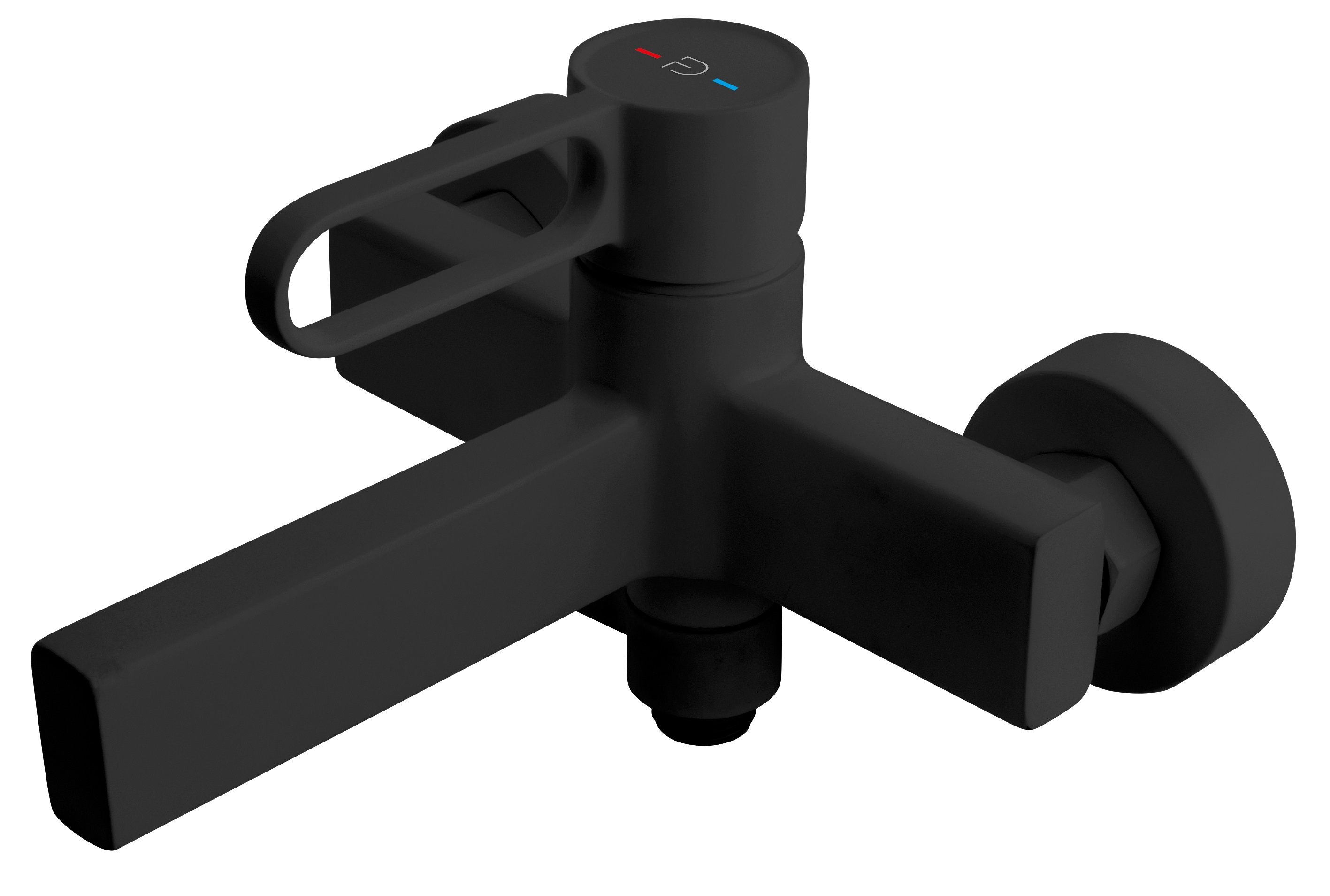 FDesign Zaffiro badewannen- und duscharmatur Wand schwarz FD1-ZFR-1-22