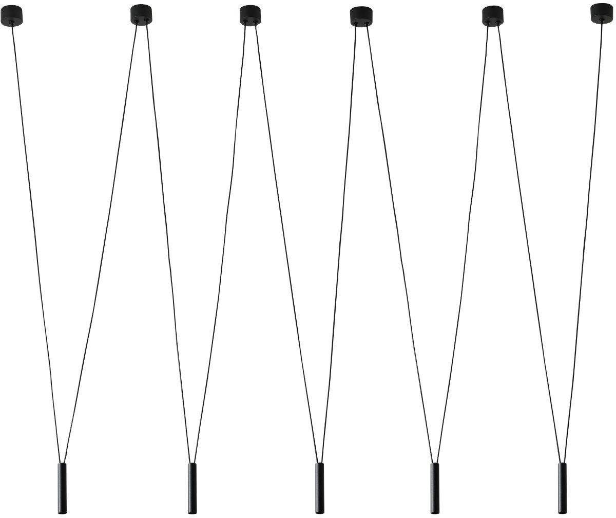 Open Design Viva Pendelleuchte 5x3.5 W schwarz OR84337