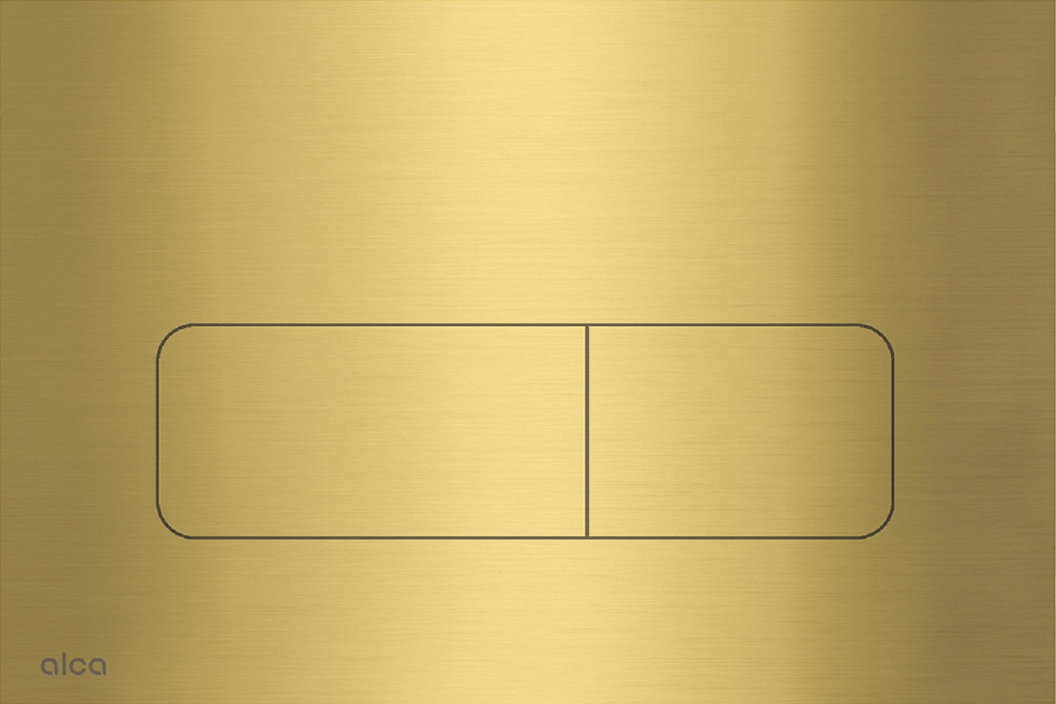Alca Flat Betätigungsplatte für Toilette gold MOON-BRASS