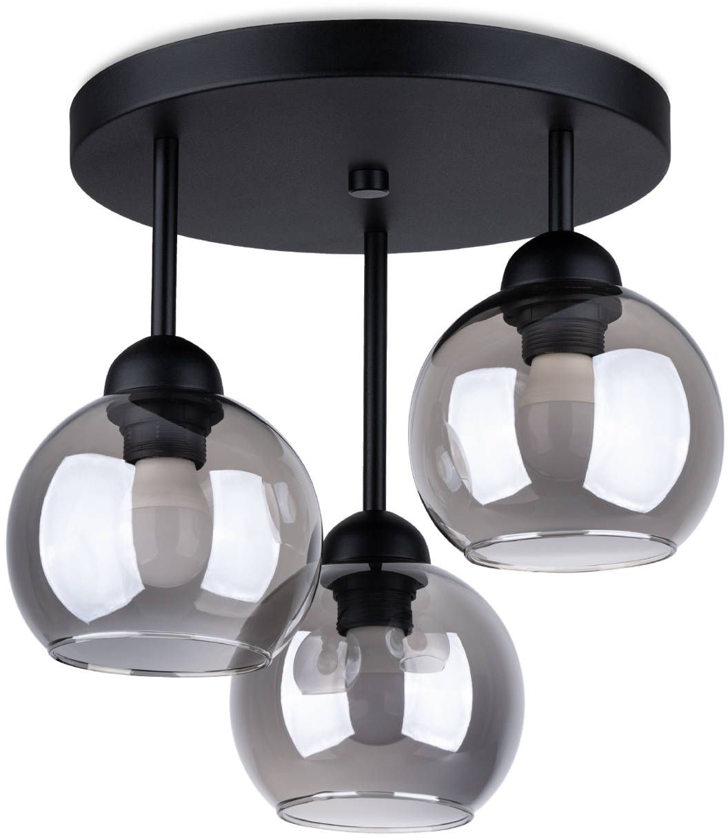 Sollux Lighting Alino Deckenlampe 1x60 W schwarz SL1140