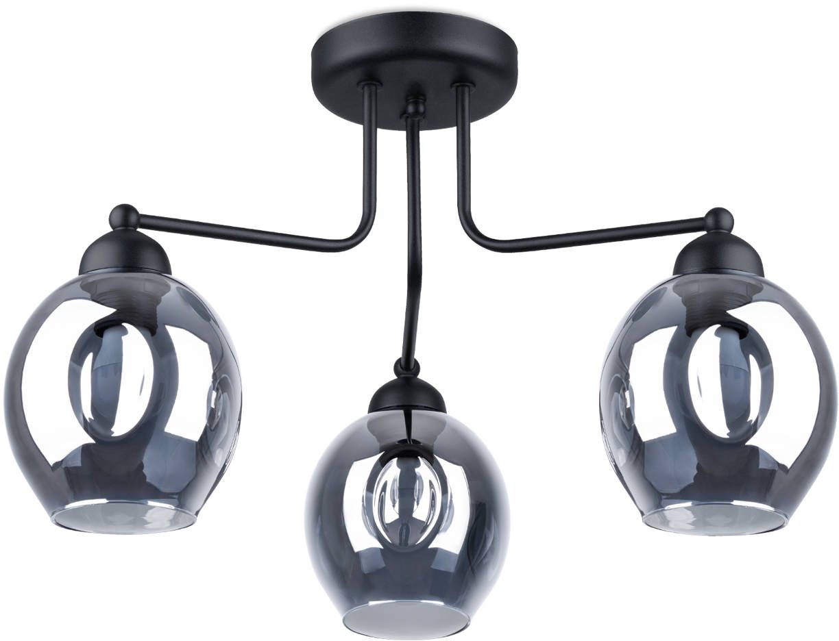 Sollux Lighting Fillan Deckenlampe 3x60 W schwarz SL.1144