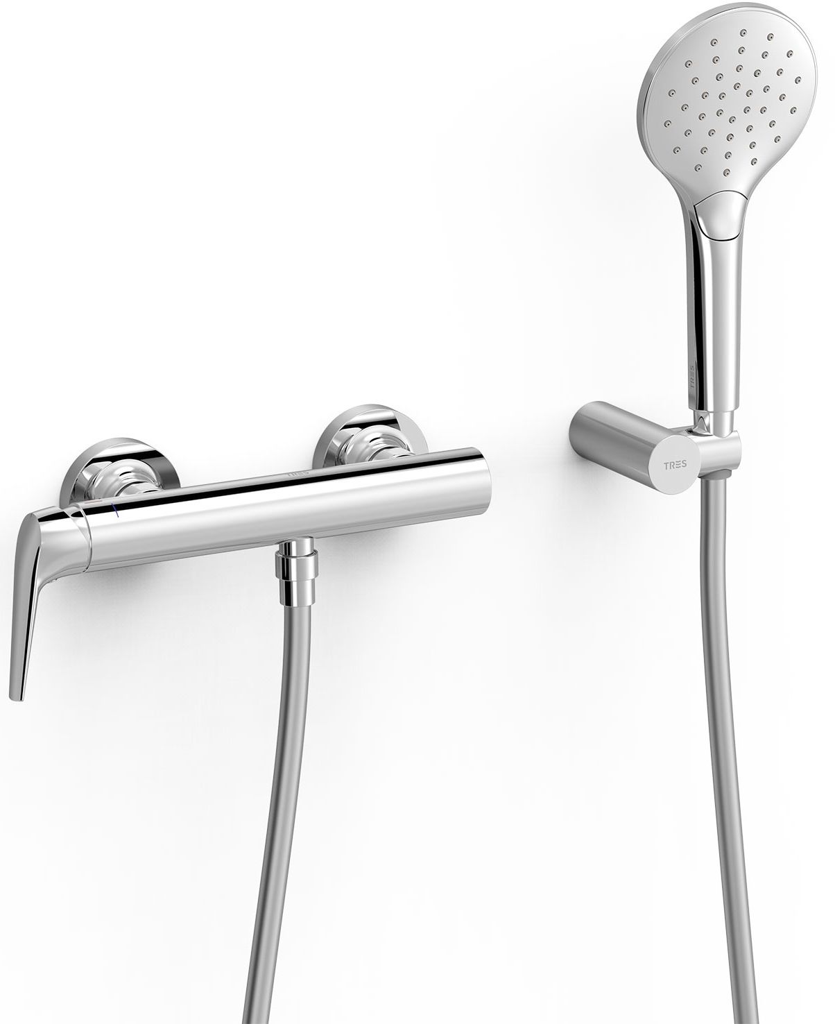 Tres Fuji Duschbatterie Wandmontage chrom 28116701