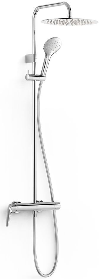 Tres Fuji Duschset Wandmontage mit Regenbrause chrom 28119101