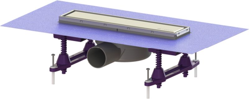 Kessel Linearis Compact Duschrinne 30 cm stahl 45600.59M