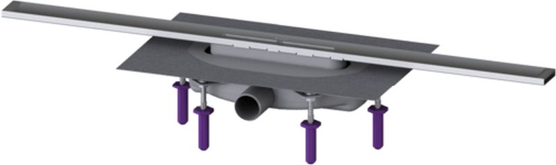 Kessel Linearis Infinity Duschrinne 80 cm stahl 45300.08