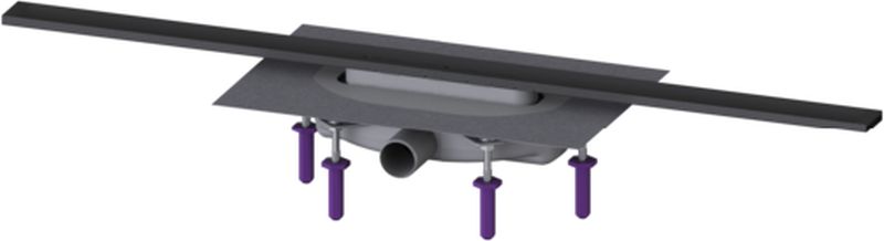 Kessel Linearis Infinity Duschrinne 90 cm schwarz 45302.09