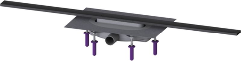 Kessel Linearis Infinity Duschrinne 100 cm schwarz 45302.10