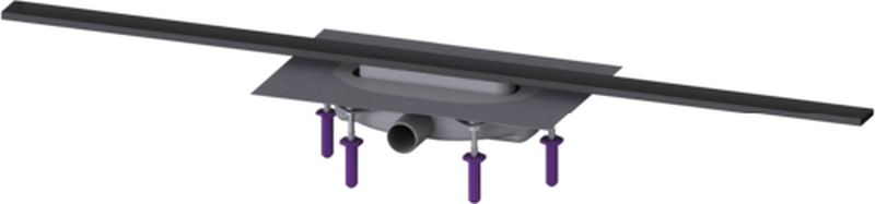 Kessel Linearis Infinity Duschrinne 110 cm schwarz 45302.11