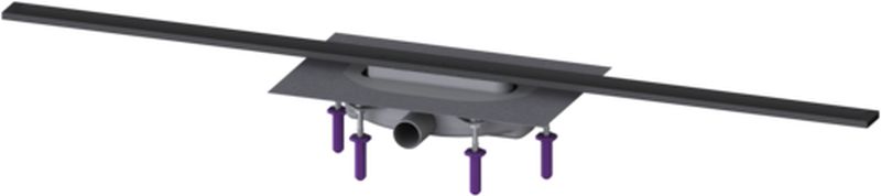 Kessel Linearis Infinity Duschrinne 120 cm schwarz 45302.12