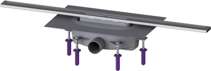 Kessel Linearis Infinity Duschrinne 80 cm stahl 45200.08