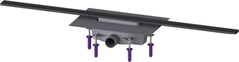 Kessel Linearis Infinity Duschrinne 110 cm schwarz 45202.11