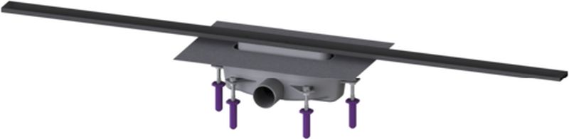 Kessel Linearis Infinity Duschrinne 120 cm schwarz 45202.12